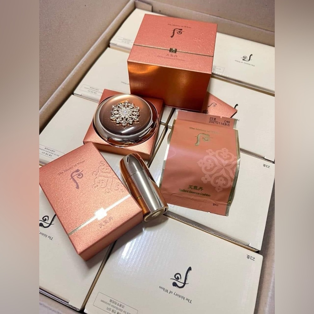 The History of Whoo Cheongidan Radiant Essence Cushion & Refill #23 K-beauty